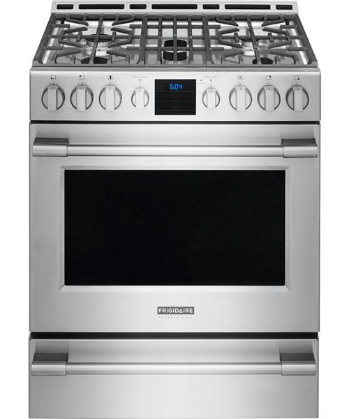 Frigidaire Pro - 5.1 cu. ft Gas Range in Stainless - FPGH3077RF
