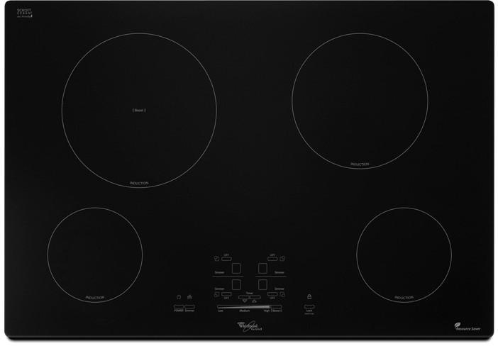 Whirlpool - 30 inch wide Induction Cooktop in Black - GCI3061XB