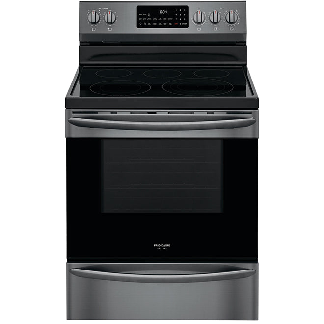 Frigidaire Gallery - 5.7 cu. ft  Electric Range in Black Stainless - GCRE306CAD
