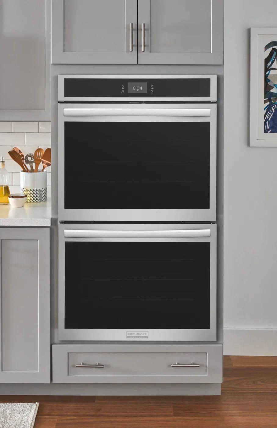 Frigidaire Gallery - 10.6 cu. ft Double Wall Oven in Stainless - GCWD3067AF