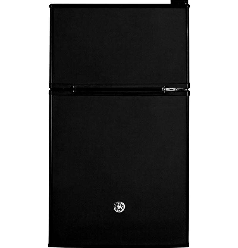 GE - 18 Inch 3.1 cu. ft Compact Refrigerator Refrigerator in Black - GDE03GGKBB