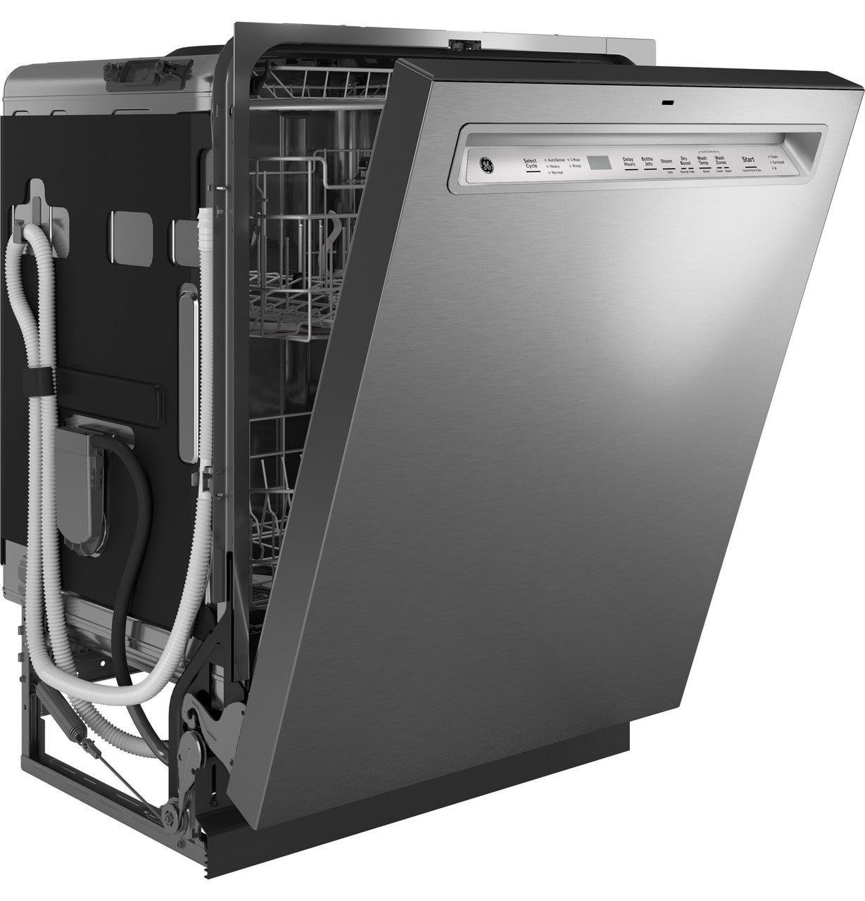 GE - 47 dBA Built In Dishwasher in Stainless - GDF650SYVFS