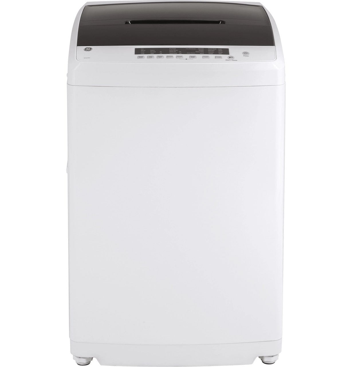 GE - 3.3 cu. Ft  Top Load Washer in White - GNW128SSMWW