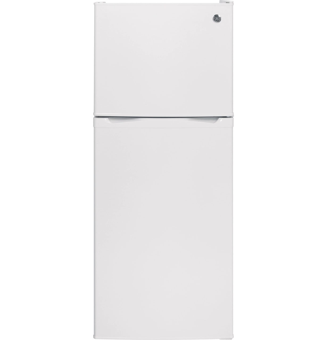 GE - 24 Inch 11.6 cu. ft Top Mount Refrigerator in White - GPE12FGKWW