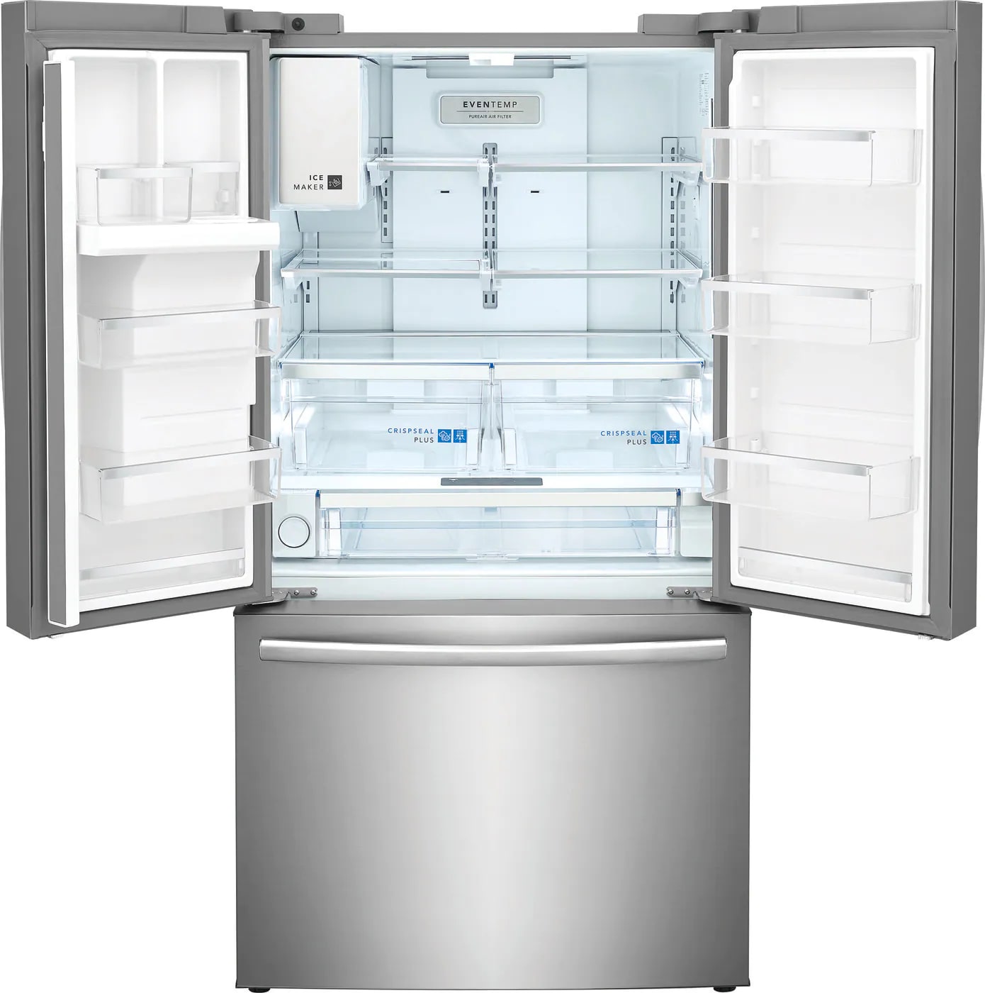 Frigidaire Gallery - 36 Inch 27.8 cu. ft French Door Refrigerator in Stainless - GRFS2853AF