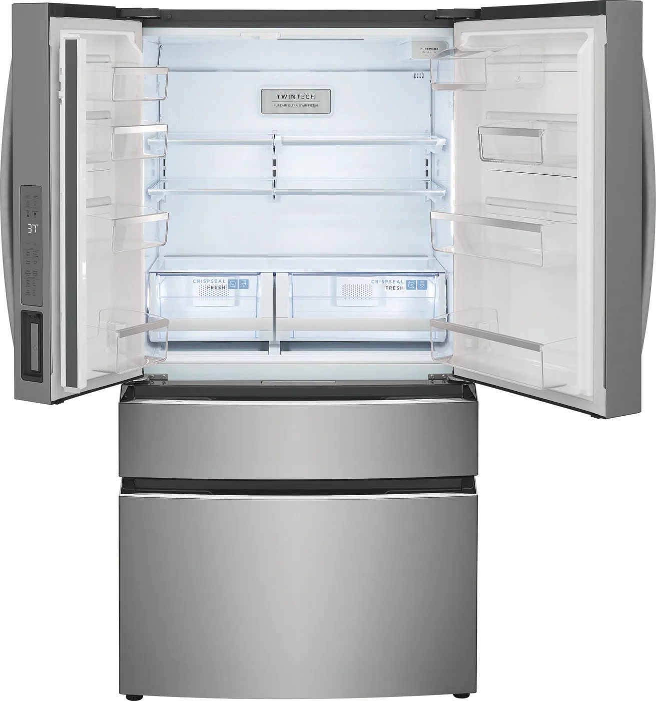 Frigidaire Gallery - 35.9 Inch 22.1 cu. ft French Door Refrigerator in Stainless - GRMG2272CF