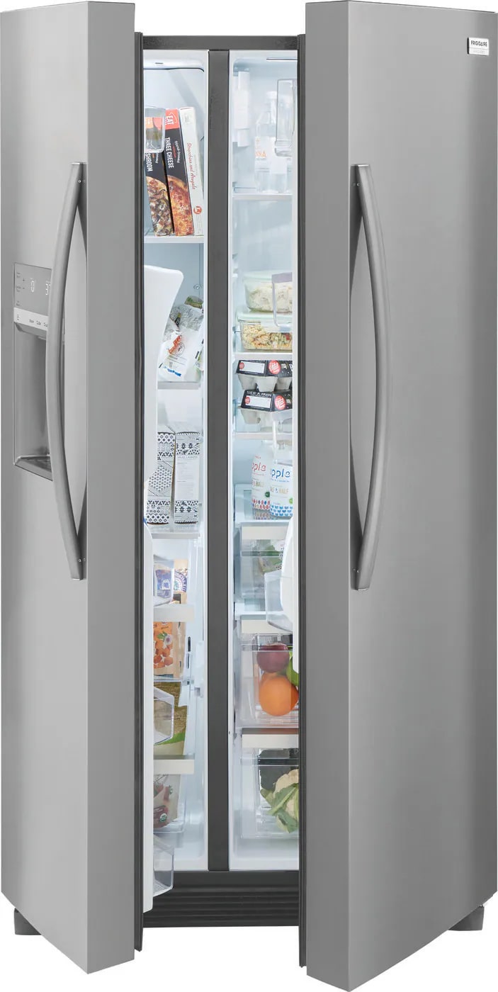 Frigidaire Gallery - 36.2 Inch 22.3 cu. ft Side by Side Refrigerator in Stainless - GRSC2352AF