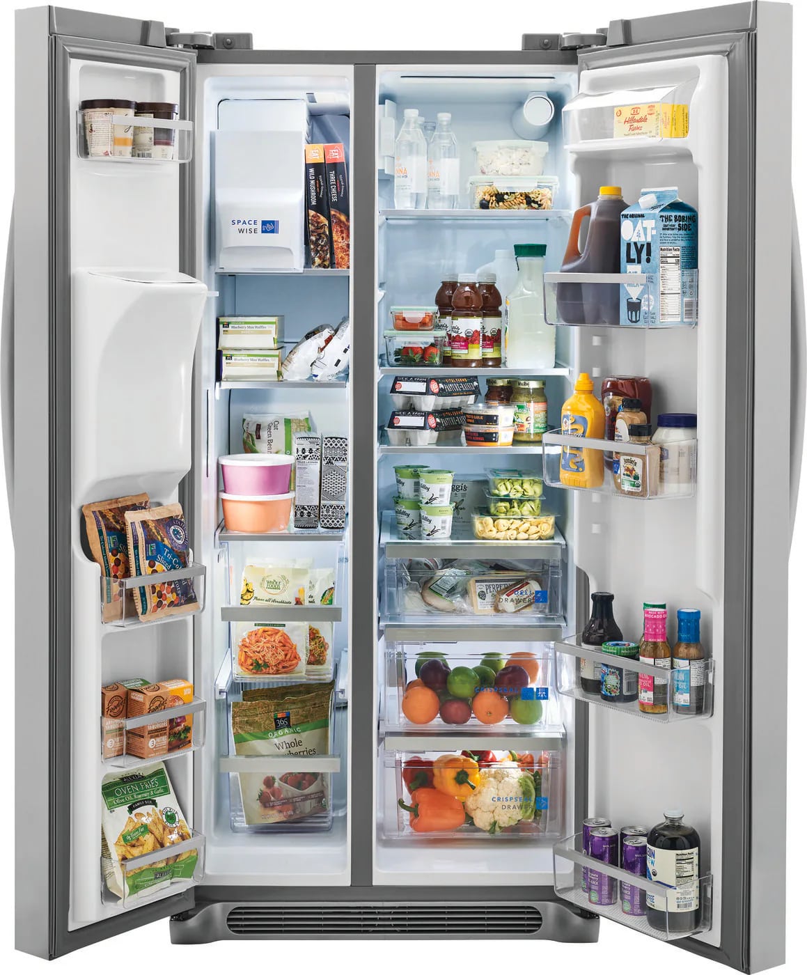 Frigidaire Gallery - 33 Inch 22.3 cu. ft Side by Side Refrigerator in Stainless - GRSS2352AF