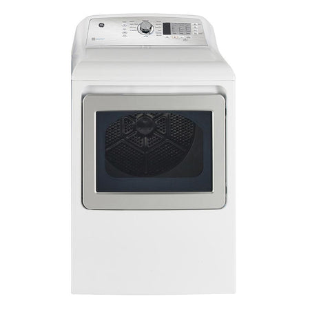 GE - 7.4 cu. Ft  Gas Dryer in White - GTD65GBMRWS
