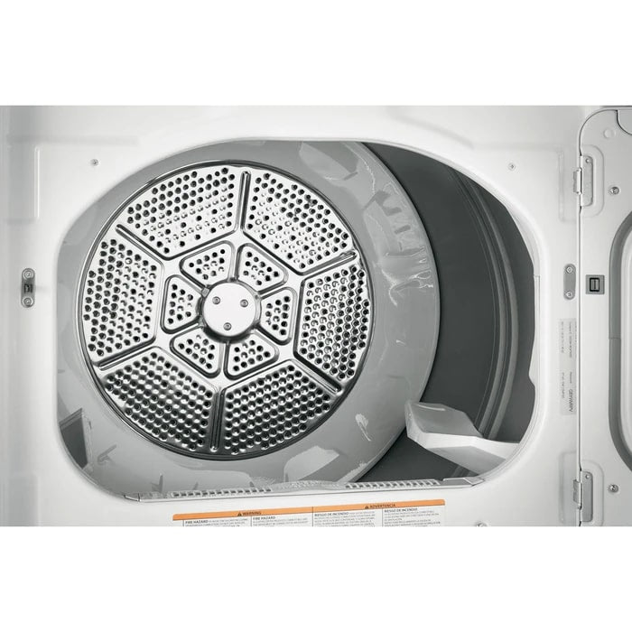 GE - 7.4 cu. Ft  Electric Dryer in White - GTD75ECMLWS