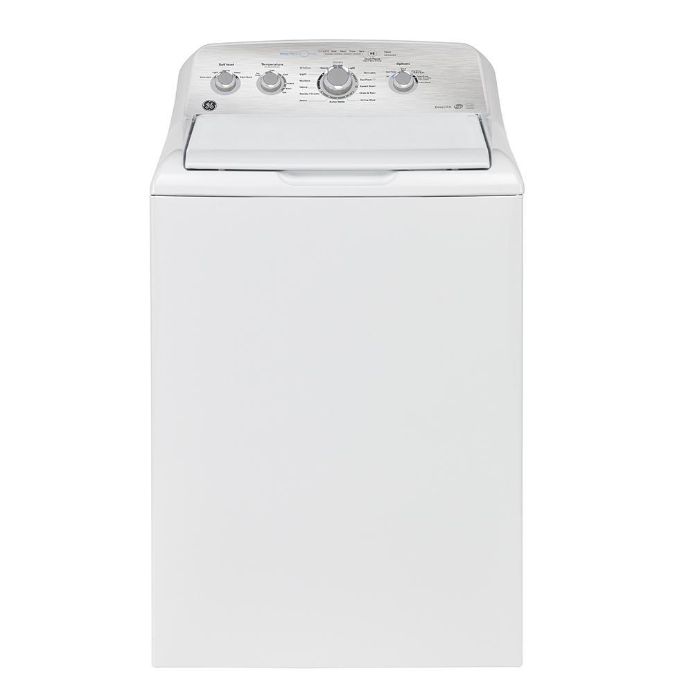 GE - 5 cu. Ft  Top Load Washer in White - GTW550BMRWS