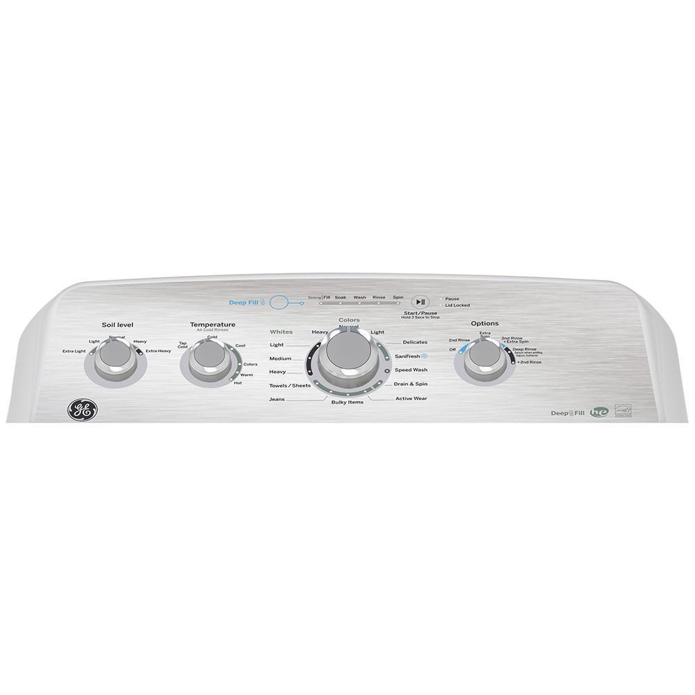 GE - 5 cu. Ft  Top Load Washer in White - GTW550BMRWS
