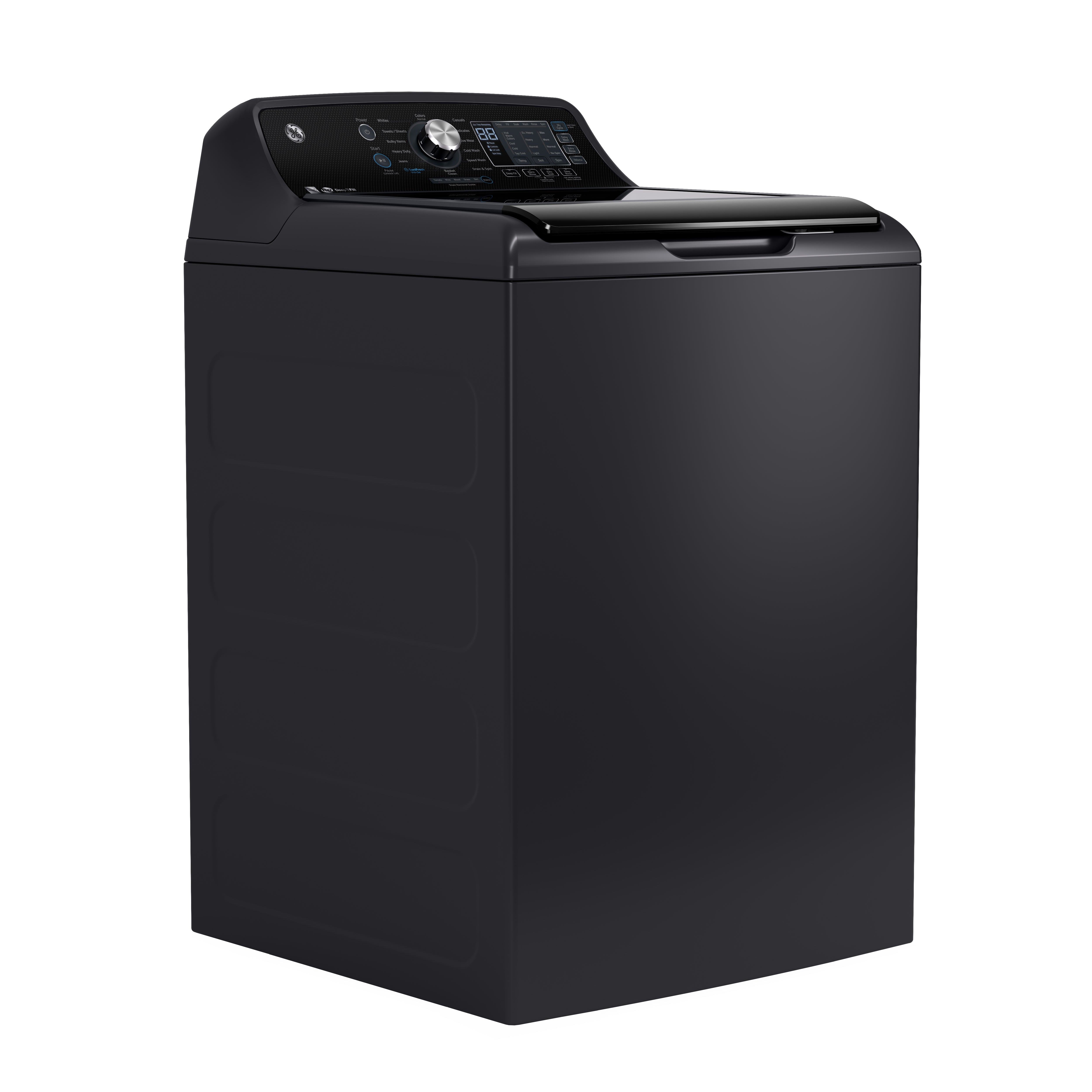 GE - 5.3 cu. Ft  Top Load Washer in Grey - GTW690BMTDG