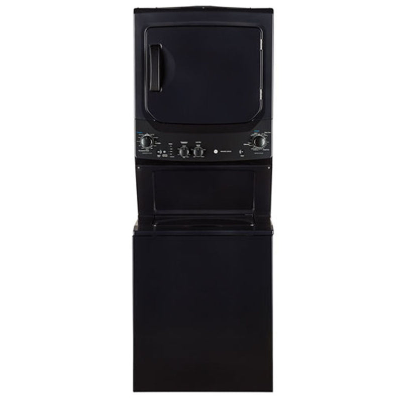 GE - 4.4 cu. Ft. Washer and 5.9 cu. Ft. Dryer Unitized Spacemaker Laundry Stacker - GUD37ESMMDG