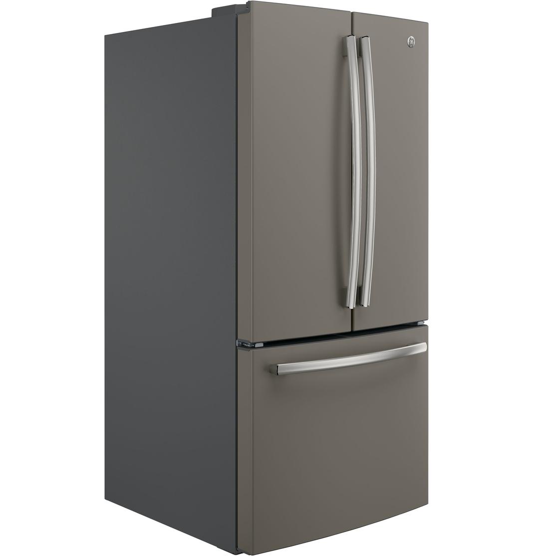 GE - 32.75 Inch 18.6 cu. ft French Door Refrigerator in Grey - GWE19JMLES