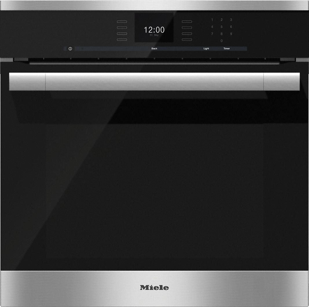 Miele - 84 L Single Wall Oven in Stainless - H 6560 B