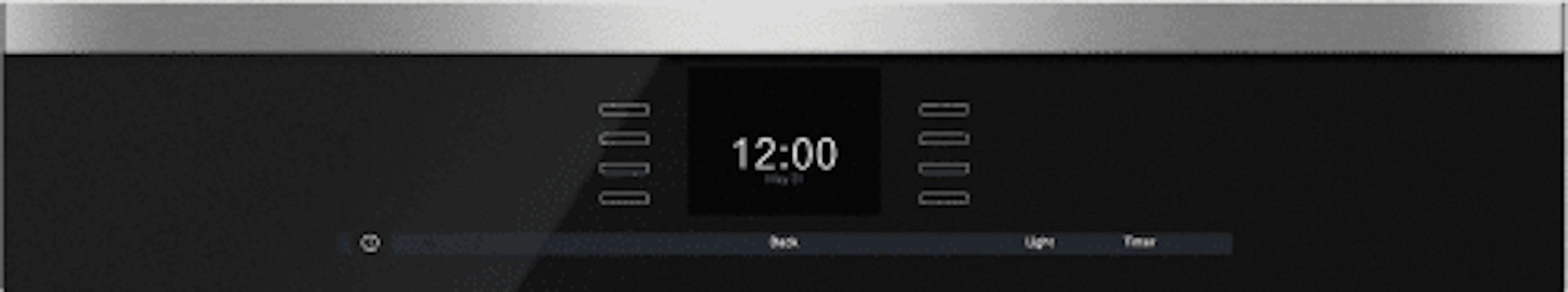 Miele - 1.52 cu. ft Single Wall Oven in Black - H 6600 BM