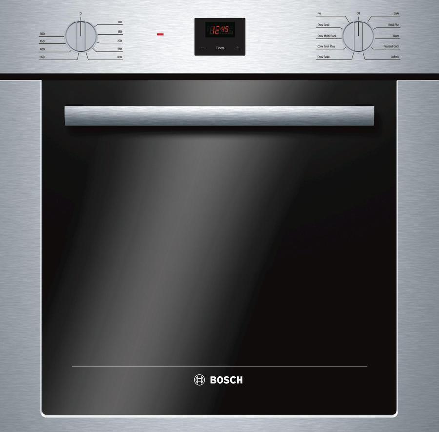 Bosch - 2.8 cu. ft Single Wall Oven in Stainless Steel - HBE5451UC
