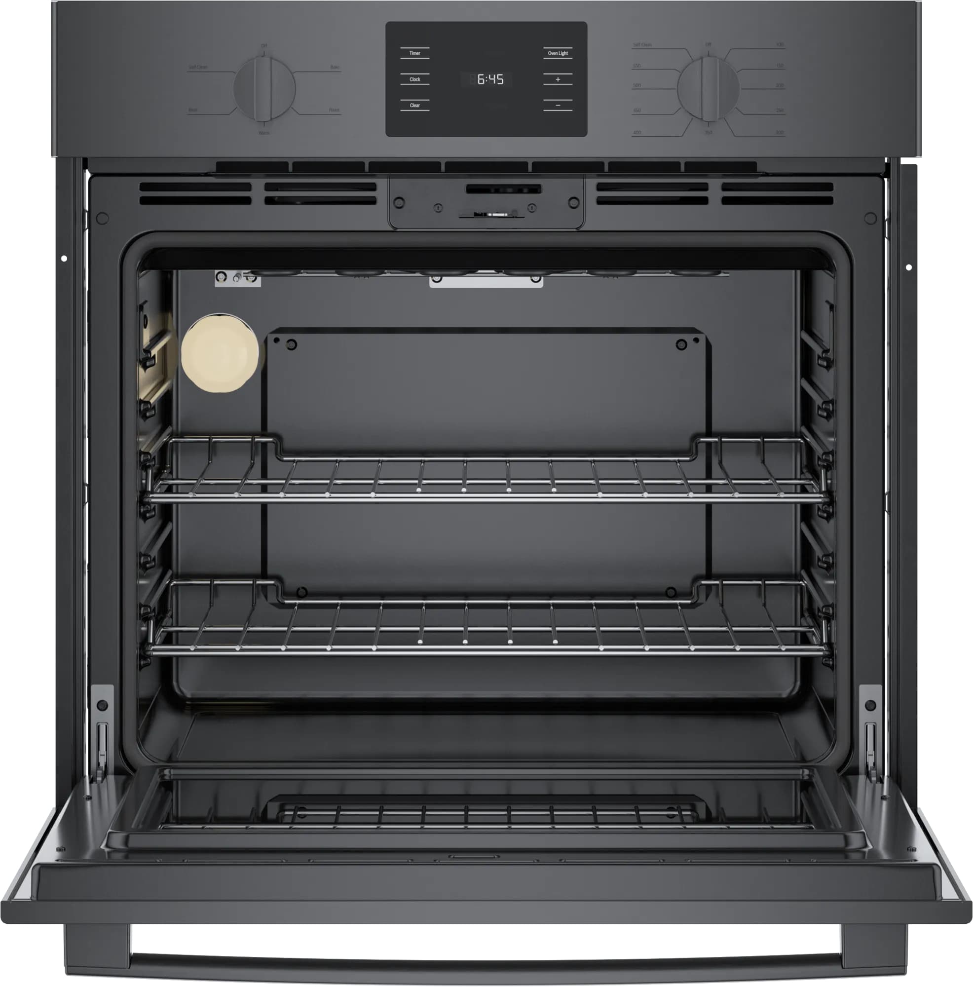 Bosch - 4.6 cu. ft Single Wall Oven in Black Stainless - HBL5344UC