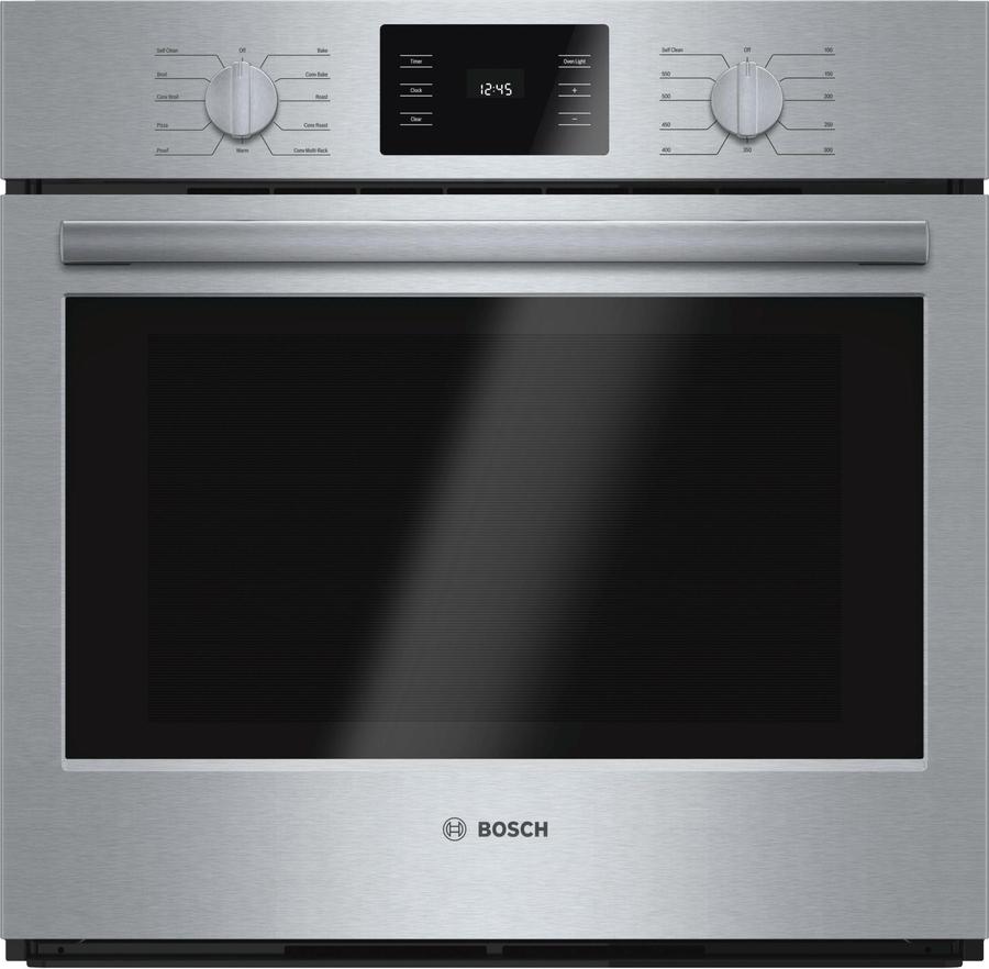 Bosch - 4.6 cu. ft Single Wall Oven in Stainless Steel - HBL5451UC
