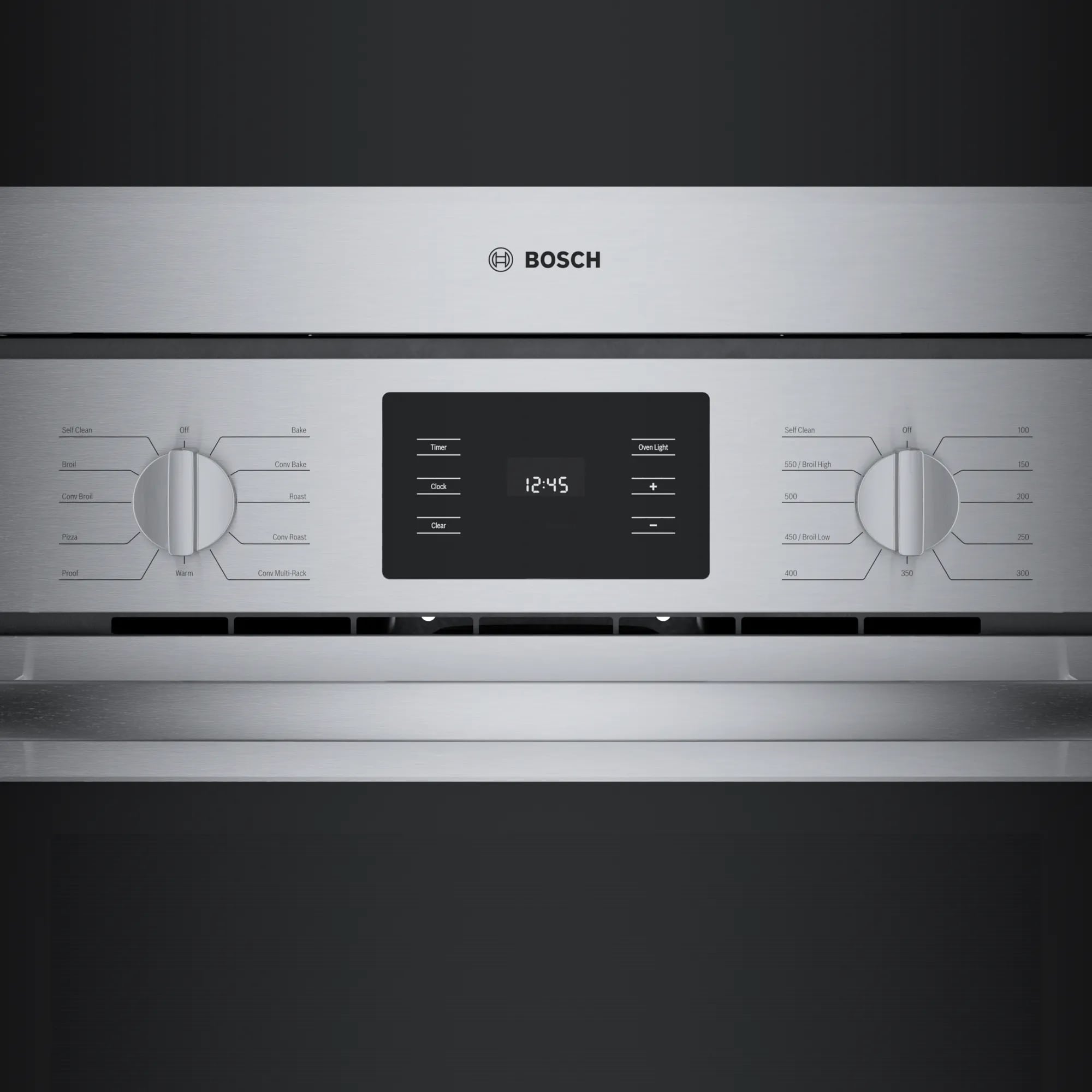 Bosch - 6.2 cu. ft Combination Wall Oven in Stainless - HBL5754UC