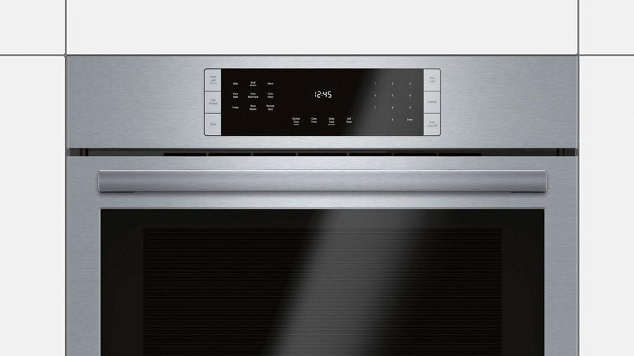 Bosch - 4.6 cu. ft Single Wall Oven in Stainless - HBL8453UC