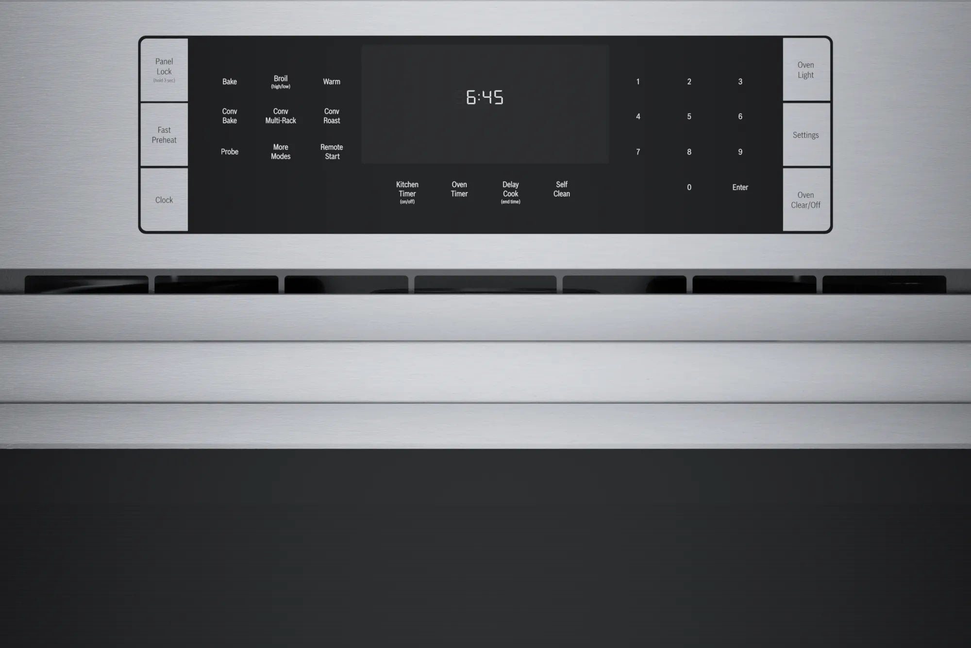 Bosch - 4.6 cu. ft Single Wall Oven in Stainless - HBL8454UC