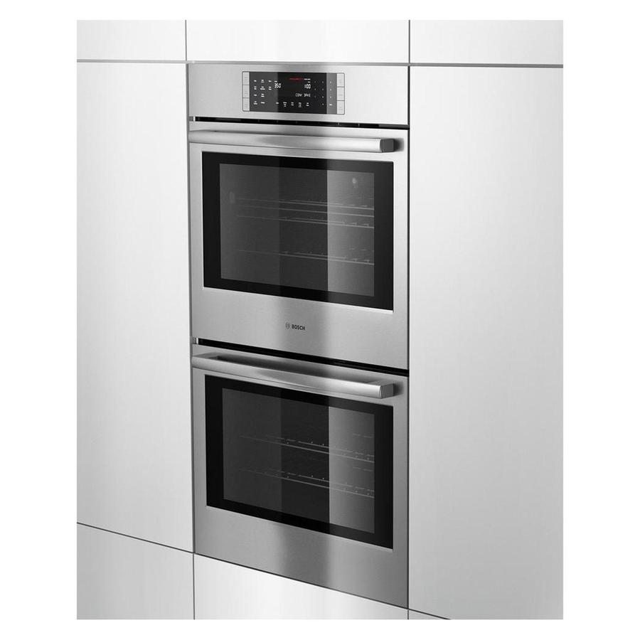 Bosch - 4.6 cu. ft Double Wall Oven in Stainless - HBL8651UC