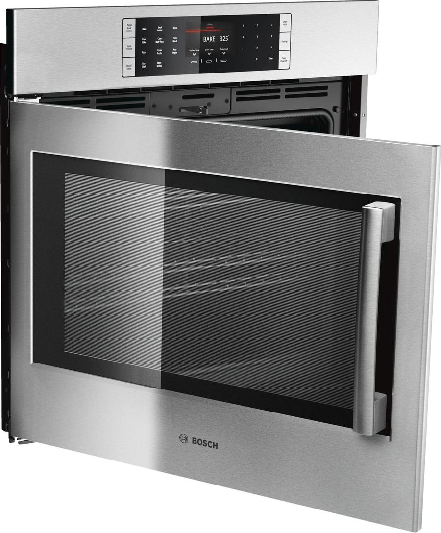 Bosch - 4.6 cu. ft Single Wall Oven in Stainless Steel - HBLP451LUC