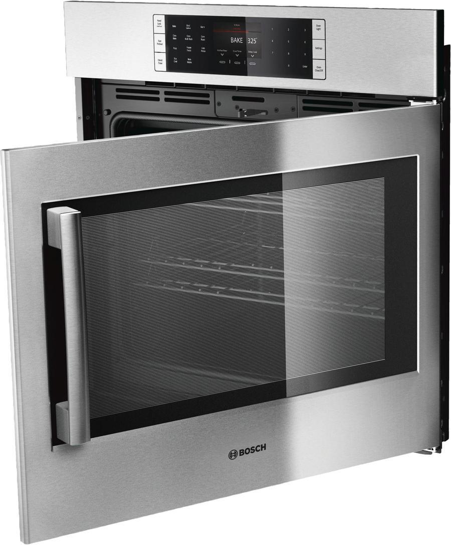 Bosch - 4.6 cu. ft Single Wall Oven in Stainless Steel - HBLP451RUC