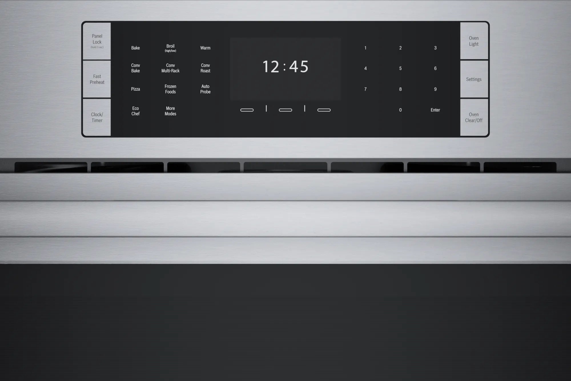 Bosch - 4.6 cu. ft Single Wall Oven in Stainless - HBLP454UC