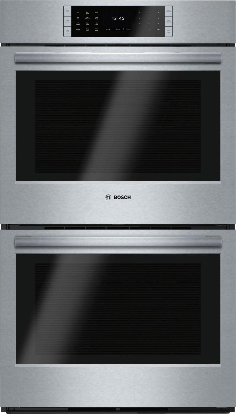 Bosch - 4.6 cu. ft Double Wall Oven in Stainless - HBLP651UC