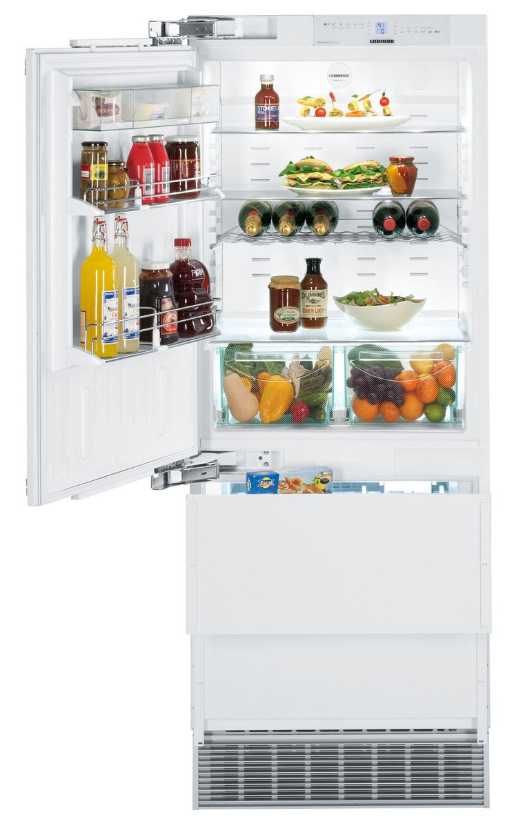 Liebherr - 29.8125 Inch 14.1 cu. ft Built In / Integrated Bottom Mount Refrigerator in Panel Ready - HC1551