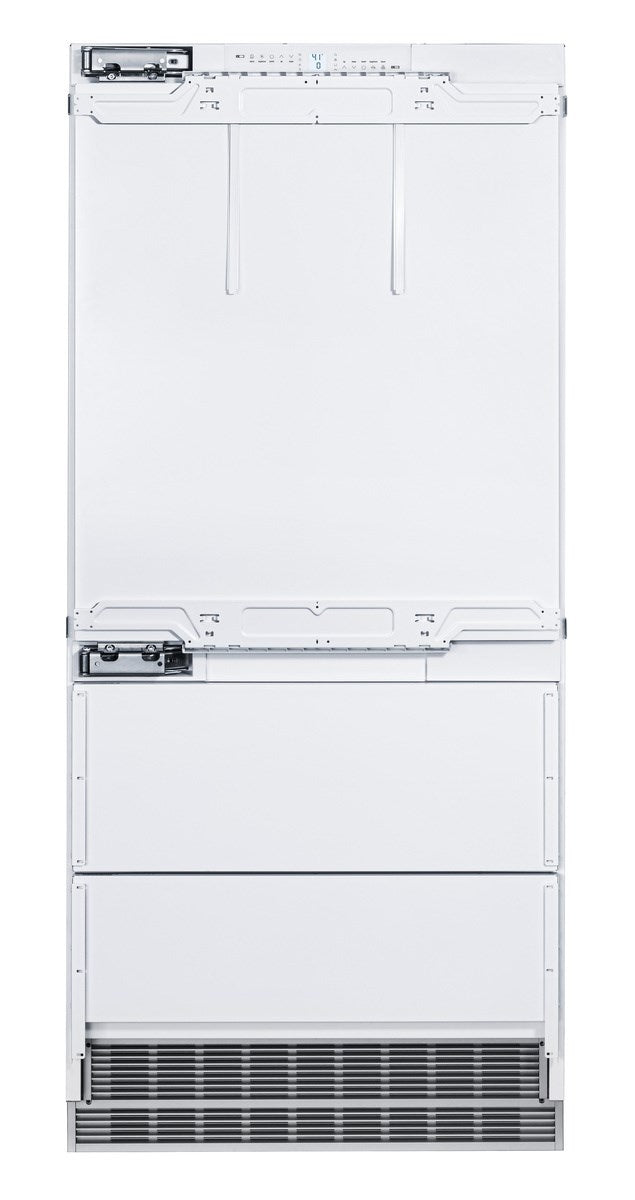 Liebherr - 35.875 Inch 18.9 cu. ft Built In / Integrated Bottom Mount Refrigerator in Panel Ready - HCB2081