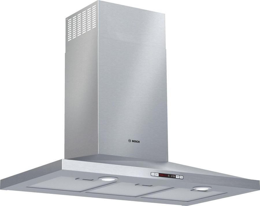 Bosch - 36 Inch 300 CFM Wall Mount and Chimney Range Vent in Stainless - HCP36E52UC
