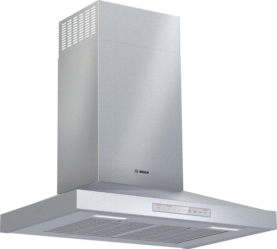 Bosch - 30 Inch 600 CFM Wall Mount and Chimney Range Vent in Stainless - HCP50652UC