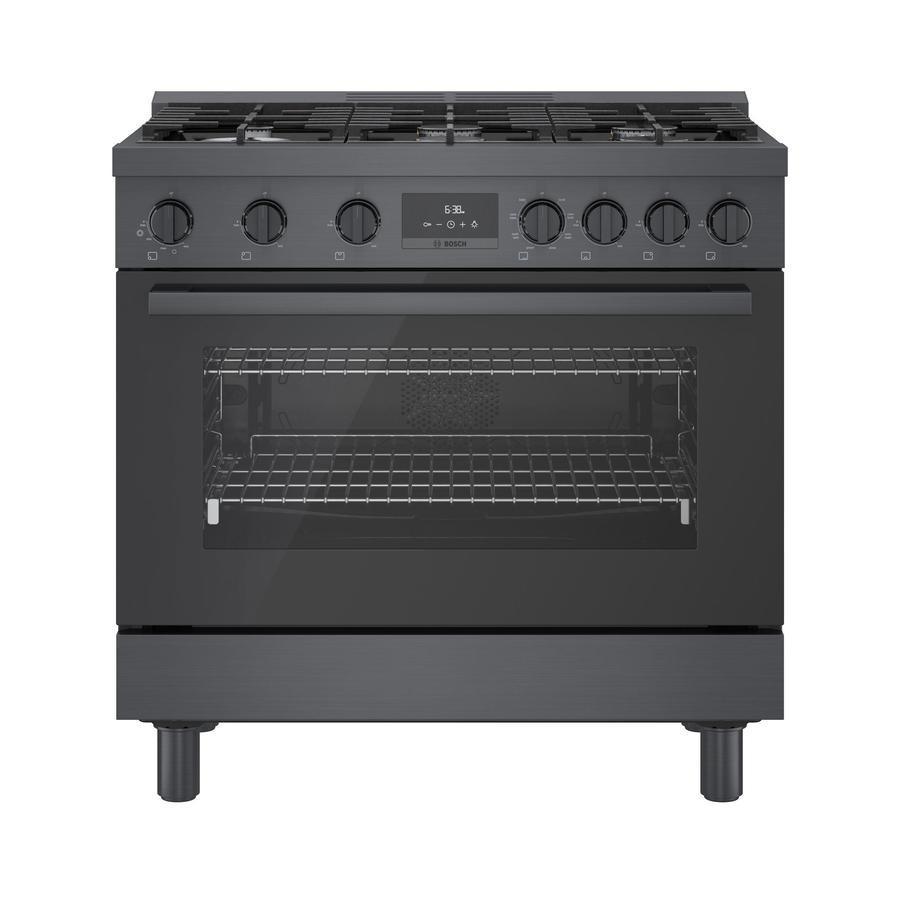 Bosch - 3.5 cu. ft  Dual Fuel Range in Stainless - HDS8645C