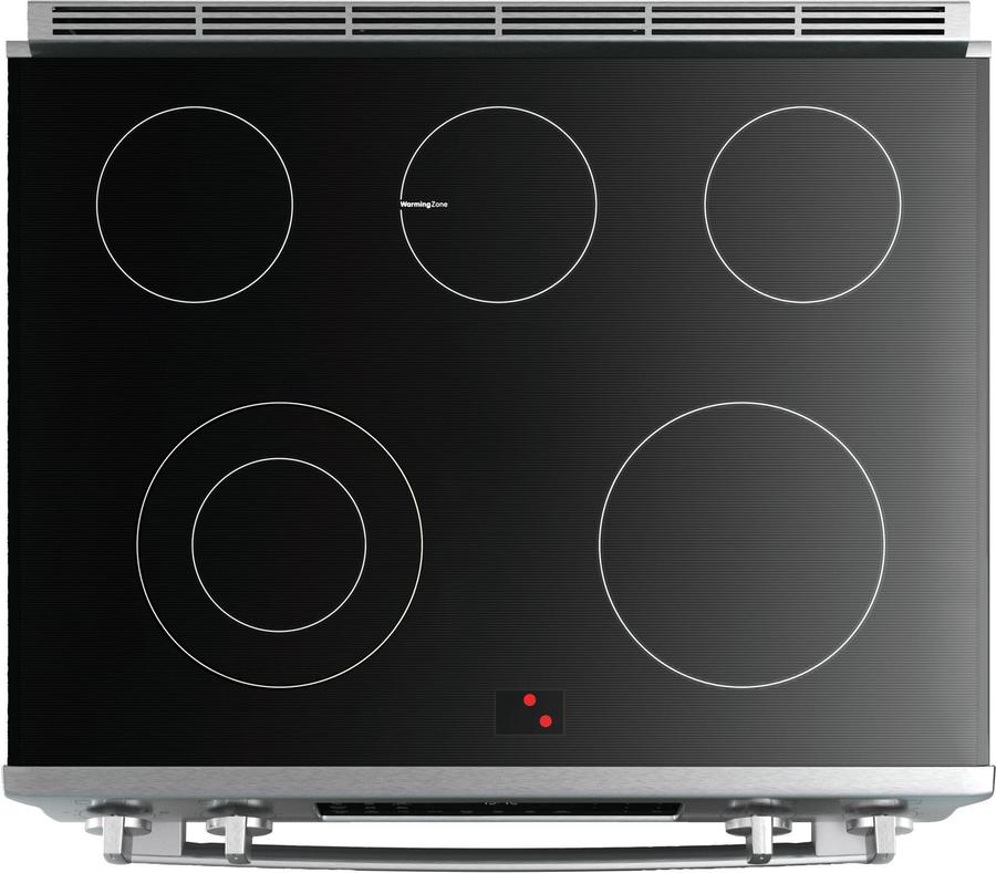 Bosch - 4.6 cu. ft Electric Range in Stainless - HEI8056C
