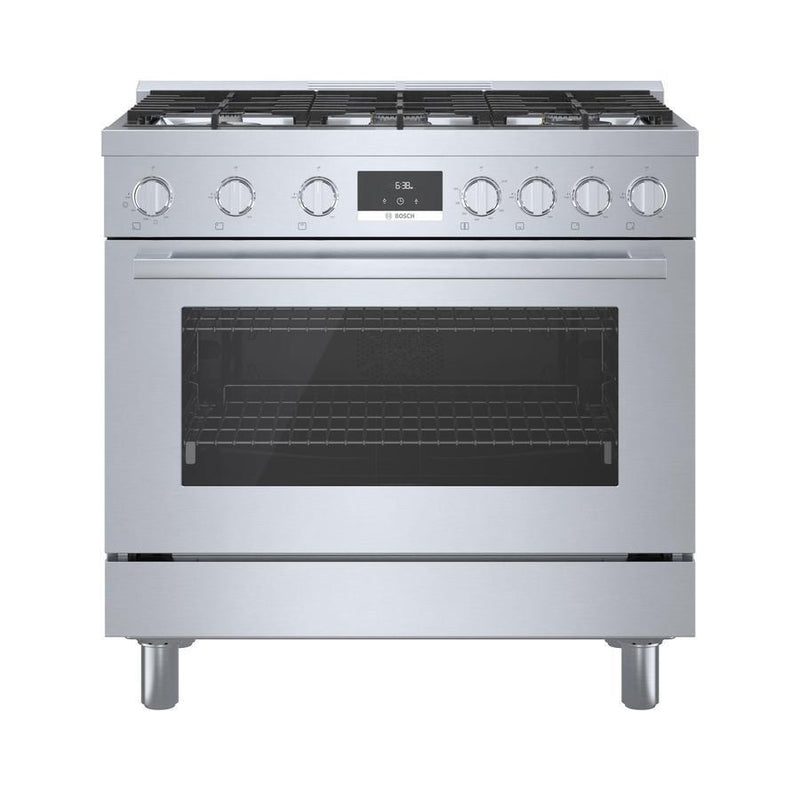 Bosch - 3.5 cu. ft  Gas Range in Stainless - HGS8655UC
