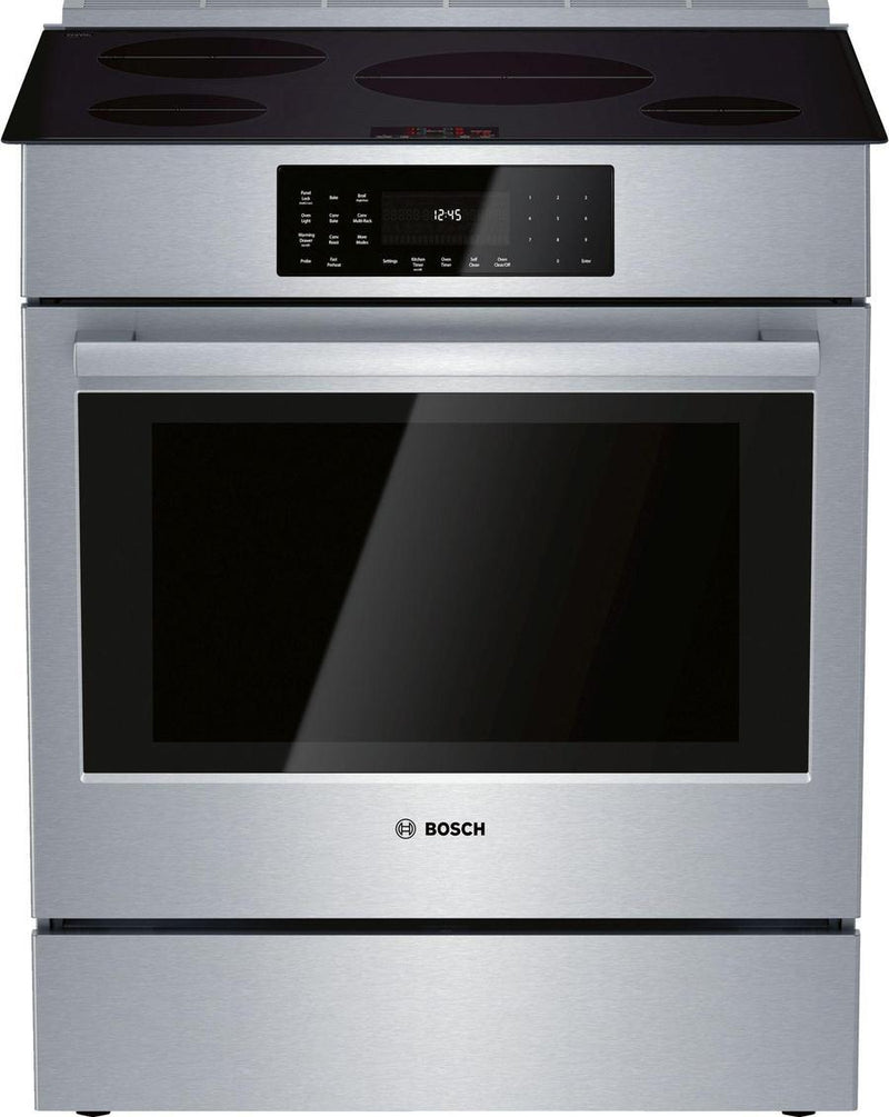Bosch - 4.6 cu. ft Induction Range in Stainless - HII8056C