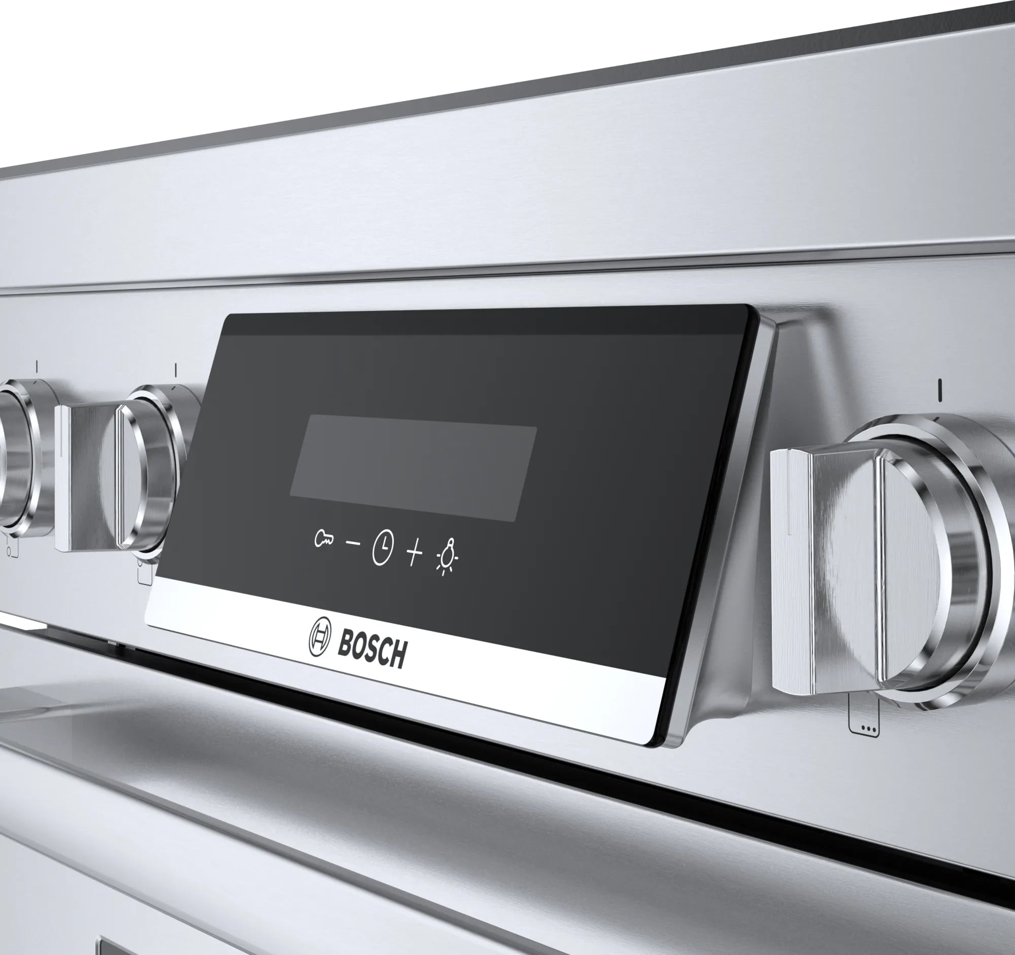 Bosch - 3.9 cu. ft  Induction Range in Stainless - HIS8055C