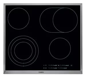 AEG - 22.6875 inch wide Electric Cooktop in Stainless - HK654070XB