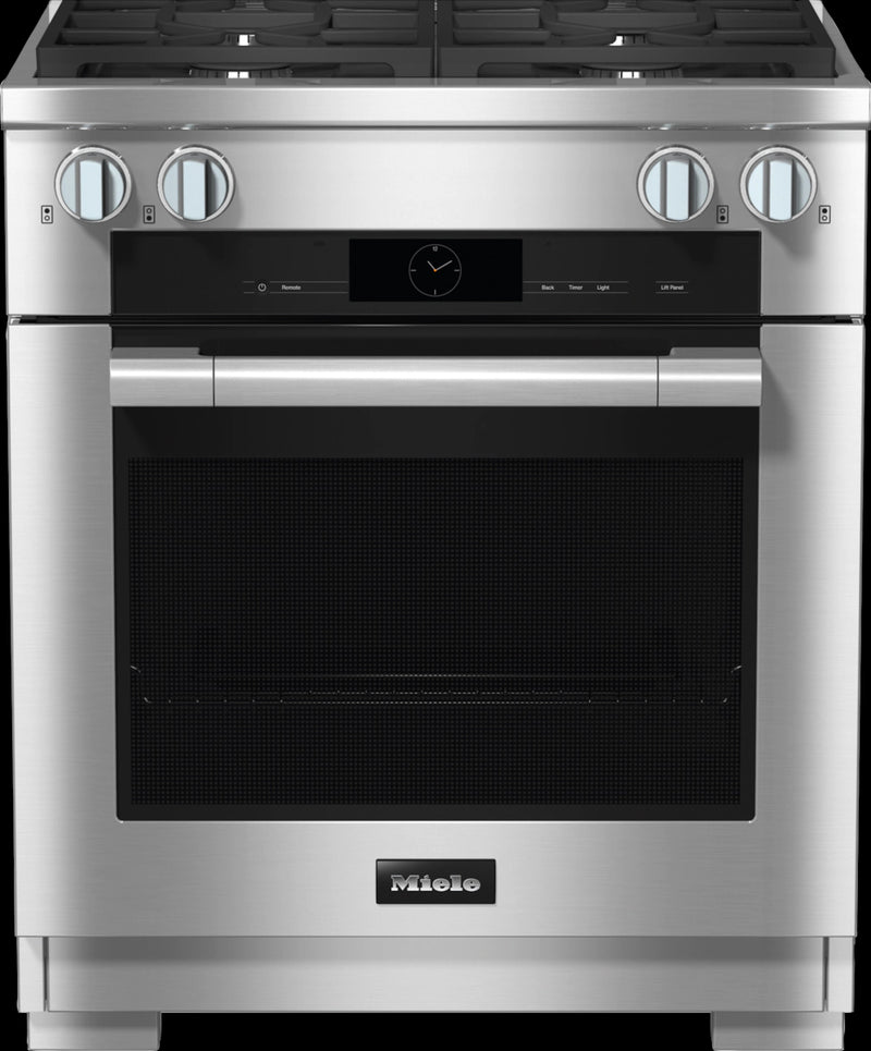Miele - 4.6 cu. ft  Gas Range in Stainless - HR 1924-3 G DF