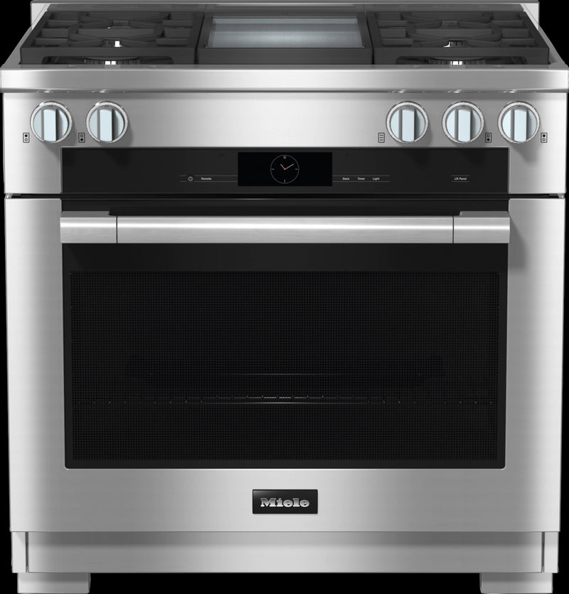 Miele - 5.8 cu. ft  Gas Range in Stainless - HR 1936-3 LP DF GD