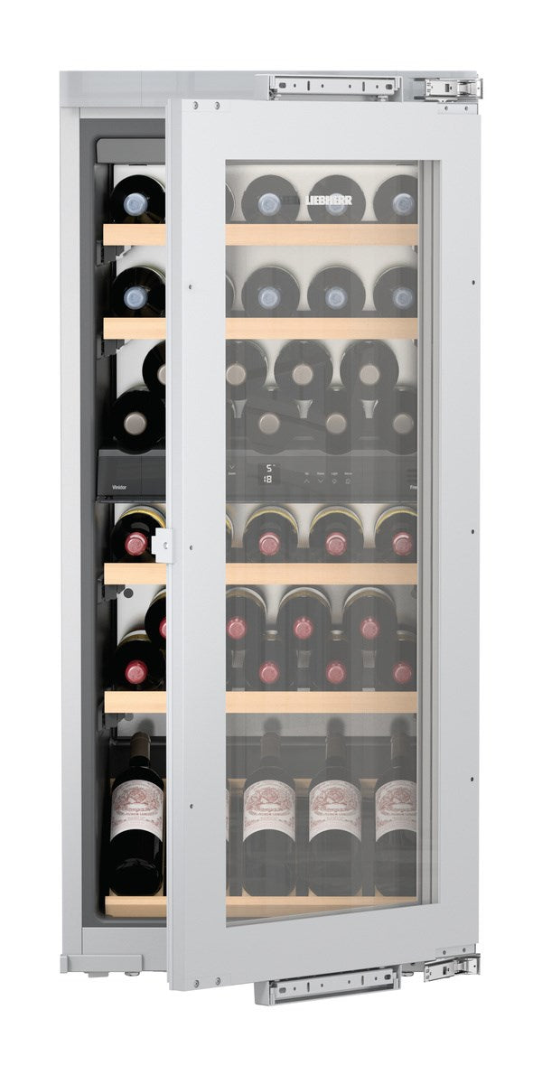 Liebherr - 21.9375 Inch 5.6 cu. ft Built In / Integrated Wine Fridge Refrigerator in Panel Ready - HW4800
