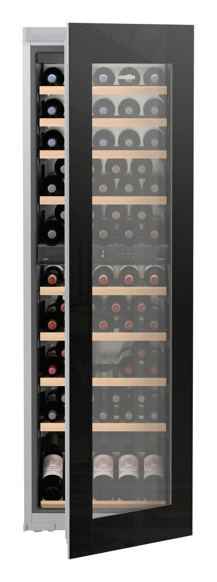 Liebherr - 21.9375 Inch 9 cu. ft Built In / Integrated Wine Fridge Refrigerator in Black - HWGB8300