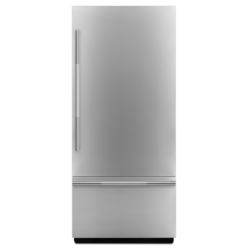 JennAir - 36 Inch Rise Built-in Bottom Freezer Panel Kit Accessory in Stainless - JBBFR36NHL