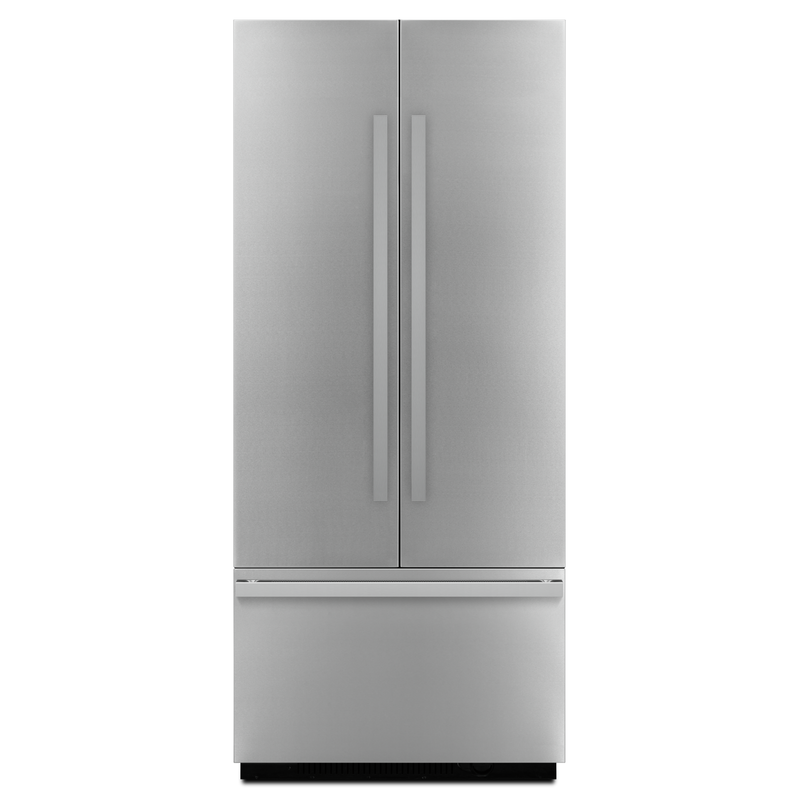 JennAir - 36 Inch Noir Built-in French Door Refrigerator Panel Kit Accessory in Stainless - JBFFS36NHM