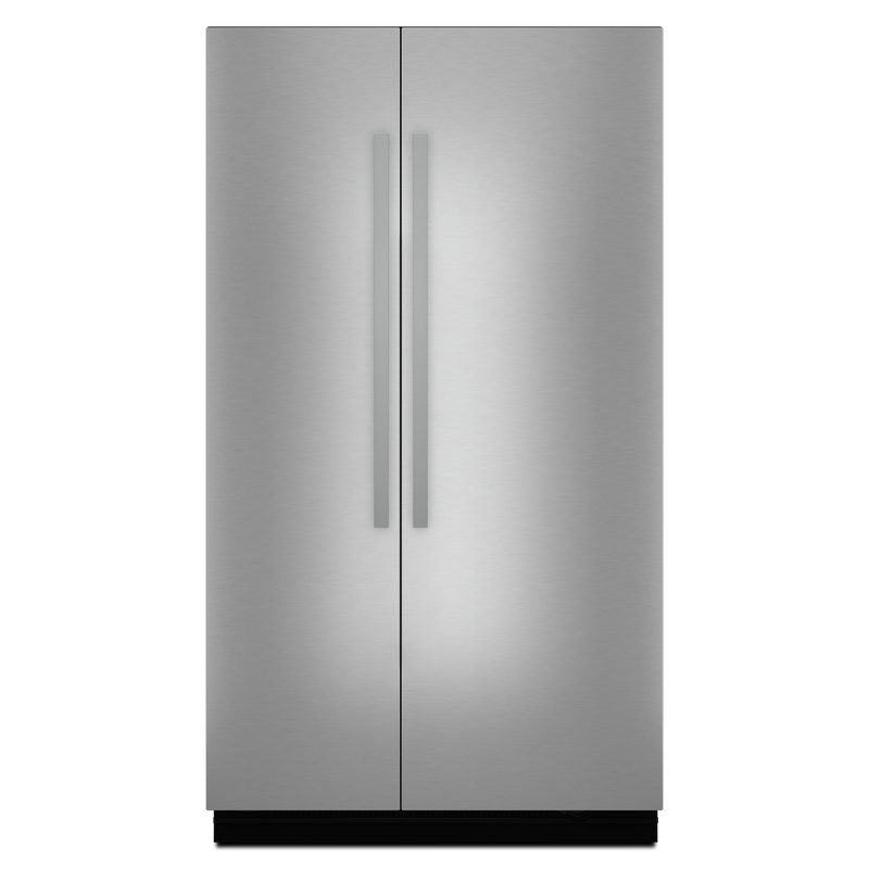 JennAir - 48 Inch Noir Built-in Side-by-Side Refrigerator Panel Kit Accessory in Stainless - JBSFS48NHM