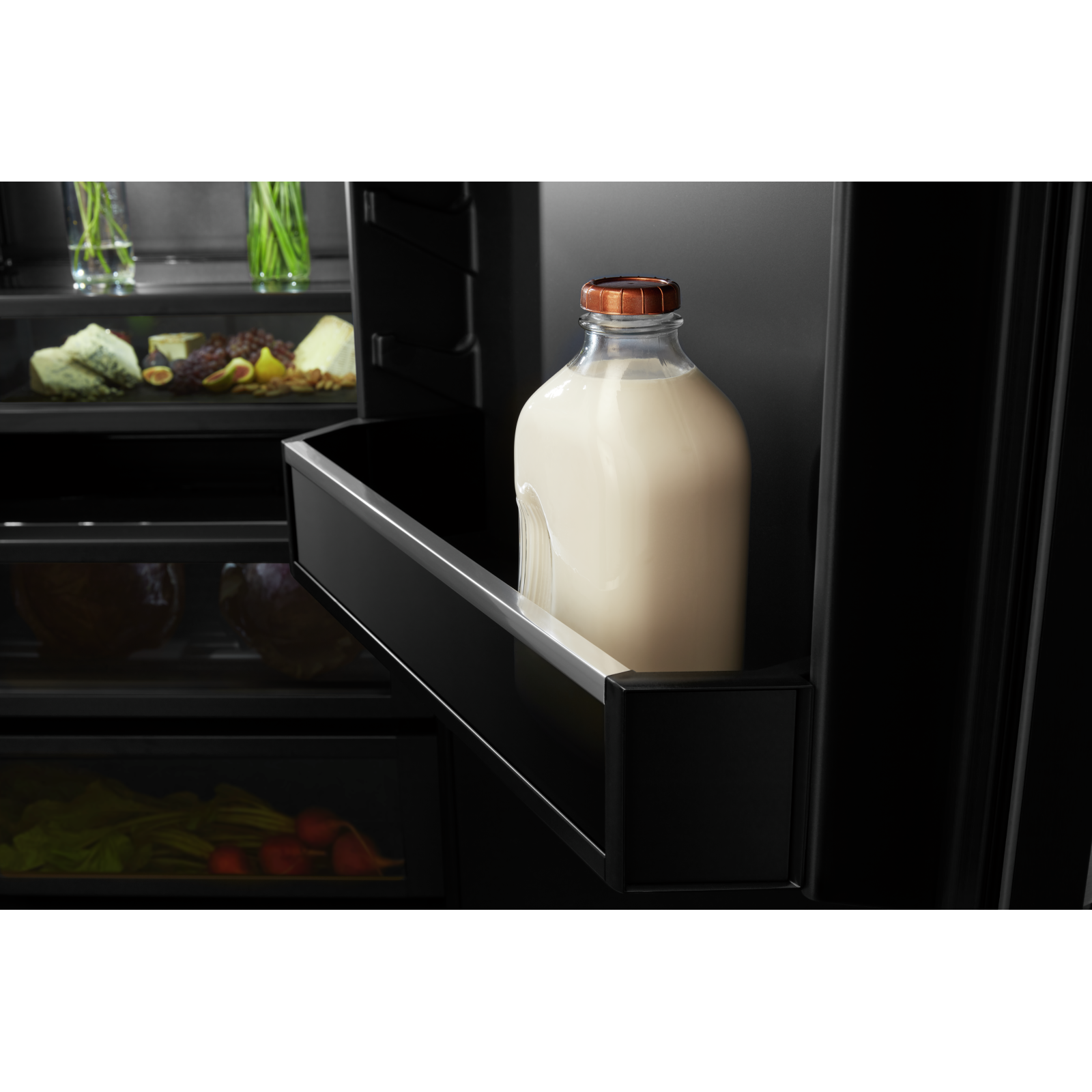 JennAir - 47.25 Inch 29.4 cu. ft Built In / Integrated Side by Side Refrigerator in Stainless - JBSS48E22L